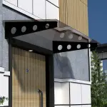 Cam Sundurma Modern Siyah Füme