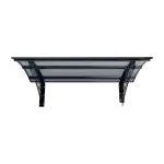 Sundurma Selçuklu Serisi Antrasit Şeffaf Pratik