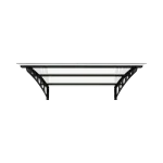 Solid Sundurma Modern Antrasit Şeffaf